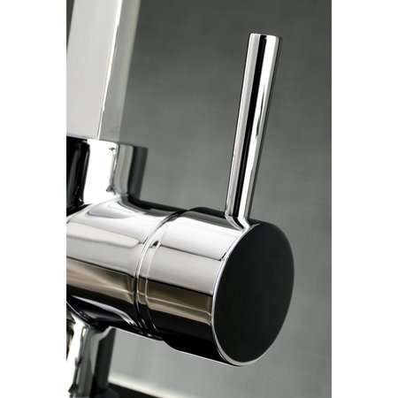 Gourmetier LS8711DLSP Concord Single-Handle Kitchen Faucet W/ Side Sprayer, Chrome LS8711DLSP